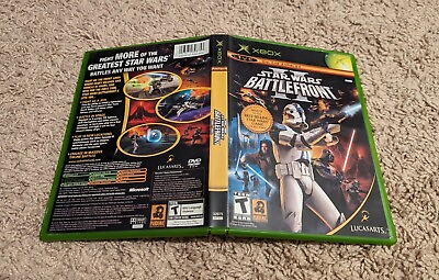 #ad Official Case amp; Cover Art ONLY Star Wars Battlefront II 2 Microsoft Xbox NO GAME $4.99