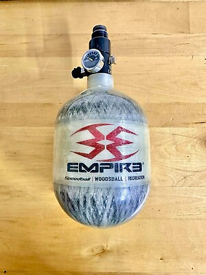 #ad Empire Mega Lite 48 4500 Compressed Air Paintball Tank Grey 48ci 4500psi $122.99