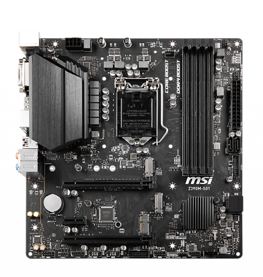 #ad MSI Z390M S01 Motherboard Intel Z390 LGA 1151 DDR4 M.2 Micro ATX DVI I Core DP $104.21
