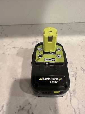 #ad Ryobi one P107 18v compact battery with fuel gauge. 28Wh Lithium $16.50