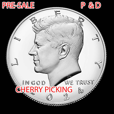 #ad 2024 P amp;D Kennedy Half Dollar 2 Coin Set Uncirculated US Mint *Pre Sale Apr 23* $2.95