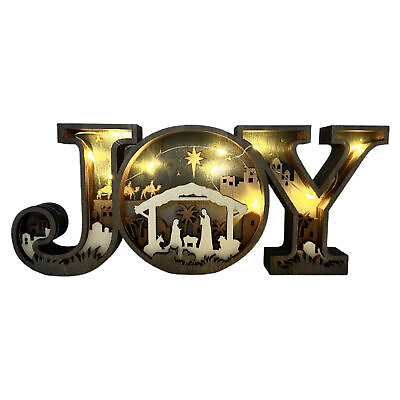 #ad Joy Letter Light Jesus Design Alphabet Letters Sign Vintage Style Lights Decor $13.46