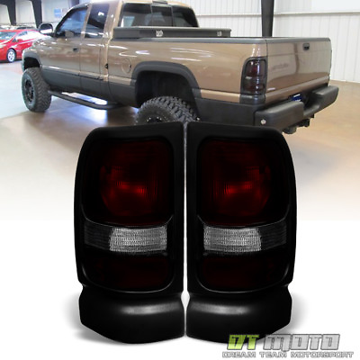 1994 2001 Dodge Ram 1500 2500 3500 Red Smoke Tail Lights Brake Lamps Aftermarket $44.99