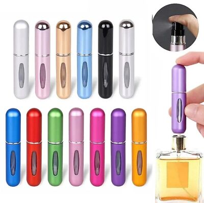 #ad 5ml Refillable Perfume Atomizer Bottle Mini Travel Portable Pocket Spray Bottles $3.79