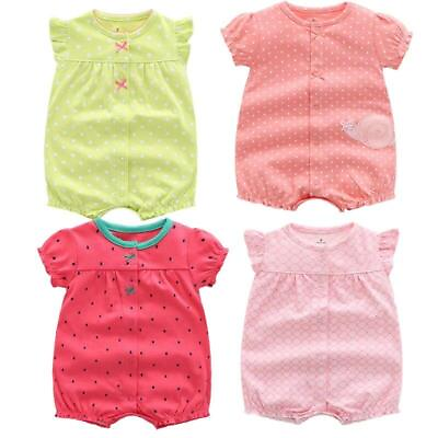 #ad 2023 Summer Baby Rompers Baby Girls Clothing 100% Cotton Newborn Baby Boy Clothe $8.00