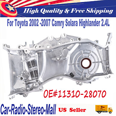 #ad Timing Cover 11310 28070 For Toyota 2002 2003 2007 Camry Solara Highlander 2.4L $113.79