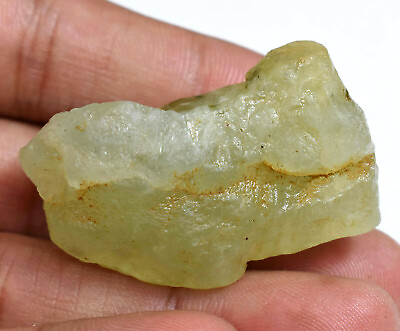 #ad 175.65 Ct Natural African Green Prehnite Untreated Top Quality Specimen Rough $18.99