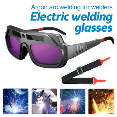 #ad Welding Glasses Auto Darkening Goggles Mask Safety Automatic Dimming Welder Arc $10.29