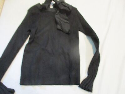 #ad Womens black long sleeve blouse $10.49