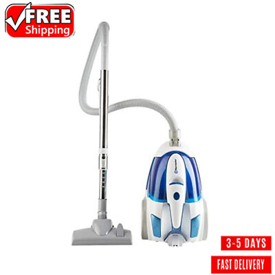 #ad Bagless Canister Vacuum Portable Cyclonic Corded Vacuum Cleaner with HEPA Filter $104.99
