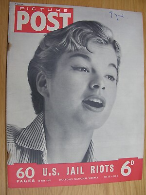 #ad 1952 PICTURE POST May 10 Audrey Hepburn Carmen Amaya Stafford Cripps Jail Riots GBP 15.00