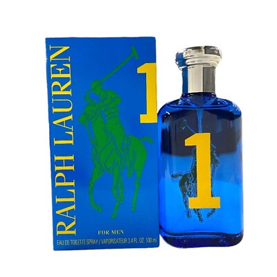 #ad Polo Big Pony #1 Blue by Ralph Lauren men EDT 3.3 3.4 oz New In Box $22.44