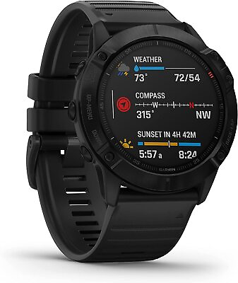 #ad Garmin G010 N2157 00 Fenix 6X Pro Multisport GPS Watch Certified Refurbished $349.99