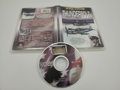 #ad WWII In Color: Thunderbolt DVD 2001 P 47 Fighter Bomber AU $19.95