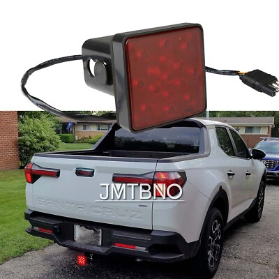 LED RUNNING BRAKE REVERSE TOW HITCH COVER LIGHT FOR TRUCK TRAILER W 2quot; RECEIVER $17.72