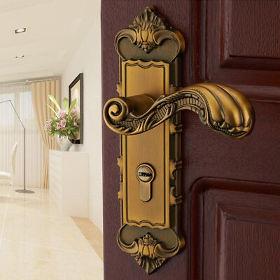 #ad Zinc Alloy Door Lock w Handles Home Office Security Lock For 35 45mm Thick Door $32.00