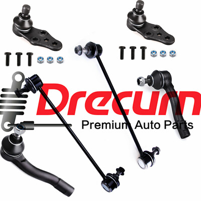 #ad 6PC Front Sway Bar Link Outer Tie Rod Lower Ball Joint For Forenza Reno $59.49