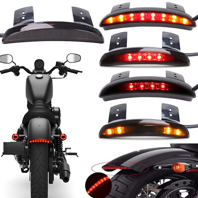 #ad Motorcycle LED Tail Rear Light Fender Brake Light For Harley Bobber Chopper US $19.69