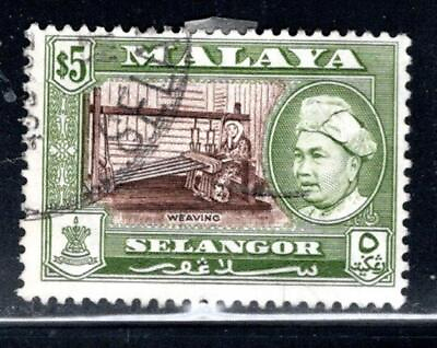 #ad MALAY STATES SELANGOR STRAITES ASIA STAMPS USED LOT 1614AA $2.15
