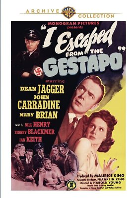 #ad I Escaped From The Gestapo DVD Dean Jagger John Carradine Mary Brian $17.19