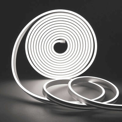 #ad Led Neon Rope Light 12V Flexible Led Strip Lights IP65 Waterproof 1 5M 8 Colors $5.98