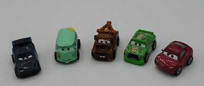 #ad Disney Pixar Metal Mini Racers Lot 5 Cars Storm Mater filmore chick hick Natalie $11.00
