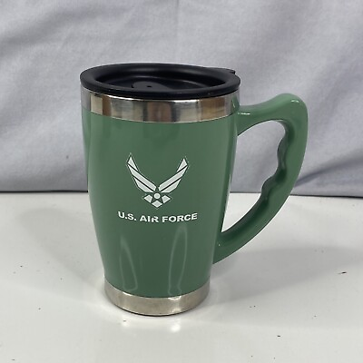 #ad Sovrano AIR FORCE Insulated Travel Tumbler Cup with Lid 12oz. $12.99