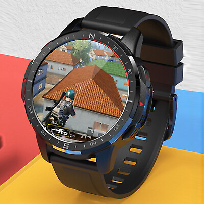 #ad 4G Sim Card Smart Watch Android 9.1 1000mAh 2GB16GB Heart Rate Monitor GPS WIFI $159.99