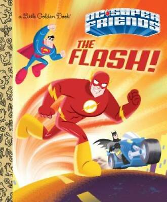 #ad The Flash DC Super Friends Little Golden Book Hardcover GOOD $4.27