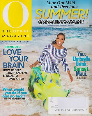 #ad O Magazine June 2017 Your One Wild and Precious Summer Magazine Self Help I $10.26