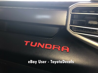 #ad Toyota Tundra Passenger Dash Indent Decal 2022 2023 2024 $12.00