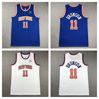 #ad 2024 New York Jalen Basketball #11 Brunson Basketball Jersey Stitched with Logo. $19.99