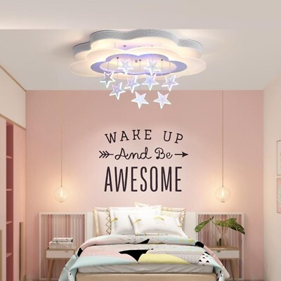 #ad Led Ceiling Lights Cartoon Bat Lamp For Child Bedroom Study Baby Room Lighting $299.82