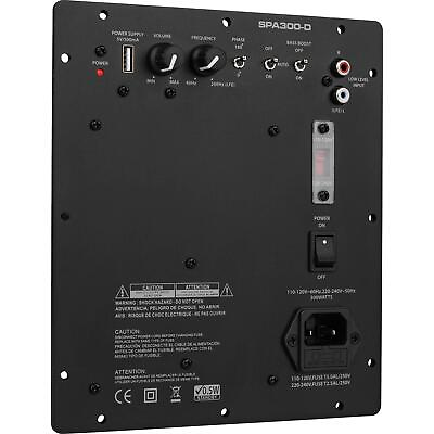 #ad Dayton Audio SPA300 D 300 Watt Class D Subwoofer Plate Amplifier $148.98