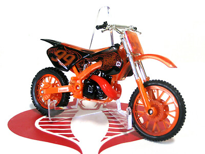 #ad Motorcycle 1 18 Vehicle for Action Figure 99 Fire Orange 5 Inches Long $14.99