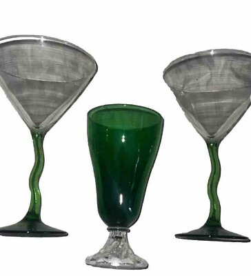 #ad 7 Beautiful Wine Goblets. Must Go. Make Offer $50.00