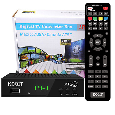 #ad OTA DVR Recorder for tv Antenna ATSC Tuner Digital TV Converter Box DTV Receiver $29.99