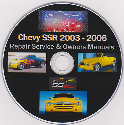 #ad #ad Chevy SSR 2003 2006 Ultimate Manual Collection Service MANUALS PLUS Extras $19.95