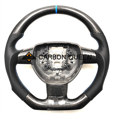 #ad REAL CARBON FIBER Steering Wheel FOR FORD FOCUS2 MK2 Hatchback 05 12 YEARS $344.25