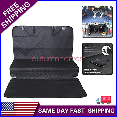 #ad For Universal SUV Rear Trunk Back Seat Cover Rear Trunk Mat Cargo Cover for Dogs $21.05