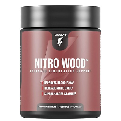 #ad NEW Inno Supps Nitro Wood Circulation Support 60 Capsules Free Shipping $40.05