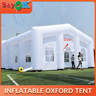 #ad NEW Large Portable Inflatable Oxford Tent For Outdoor Party Fun With Blower $1259.29