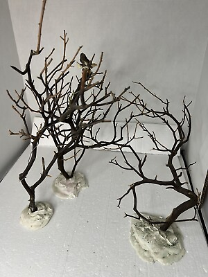 #ad Lot Of Miniature Tall Leafless Trees For Train amp; Winter Xmas Villages $50.00