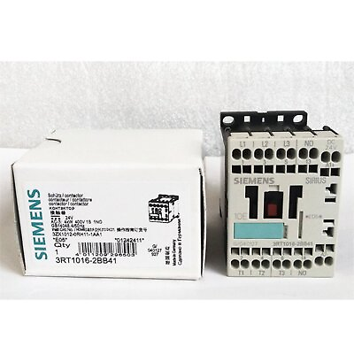 #ad NEW SIEMENS in box 3RT1016 2BB41 3 Pole Contactor S00 Coil SPOT STOCK $81.00