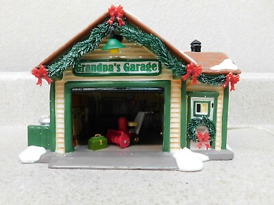 #ad VTG Dept 56 The Original Snow Village Grandpa#x27;s Garage 16J49.00 With Box $86.99