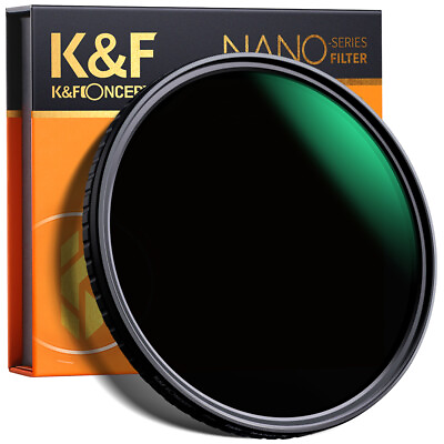 #ad Kamp;F Concept 52mm Slim ND Camera Lens Filter ND8 ND128 NO X Spot 3Stop 7Stop $49.69