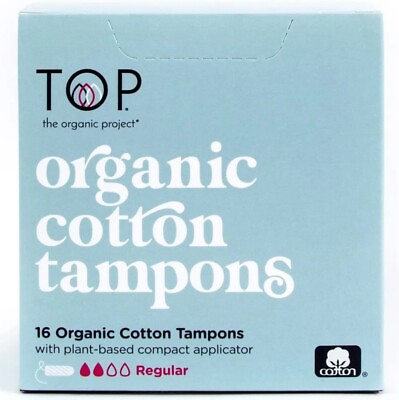 #ad Top The Organic Project Tampon Organic Regular Applic 1 Each 1 16 CT $19.99