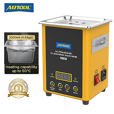 #ad AUTOOL CT80 Diesel Fuel Injector Cleaner Ultrasonic Heating Cleaning Machine $119.99
