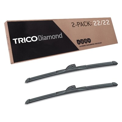 #ad Diamond 2 Pack Two 22quot; High Performance Replacement Windshield Wiper Blades $27.43