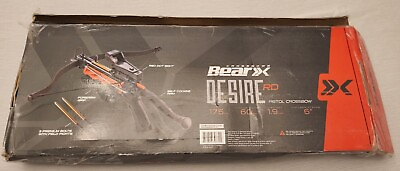 #ad Bear Desire RD Handheld Pistol Crossbow 60lb Draw Red Dot Sight $59.99